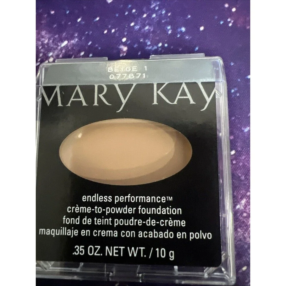 New Mary Kay Endless Performance Creme to Powder Foundation Beige 1 NOS